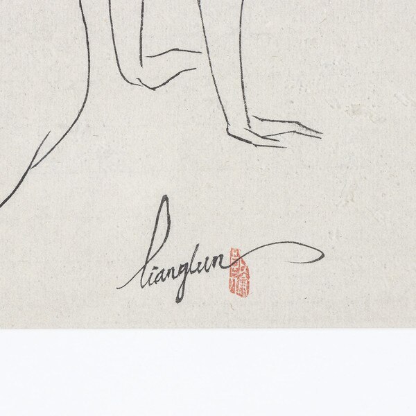 Female Figure Pen Drawing Set